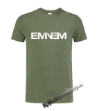 EMINEM - Logo - olivové detské tričko