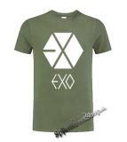 EXO - Logo - olivové detské tričko