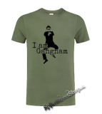 I AM GANGNAM - olivové detské tričko