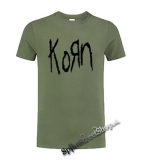 KORN - Original Logo - olivové detské tričko