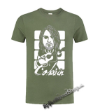 KURT COBAIN - Guitar - olivové detské tričko