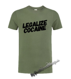 LEGALIZE COCAINE - olivové detské tričko