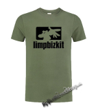 LIMPBIZKIT - Spray Logo - olivové detské tričko