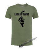 LINKIN PARK - Hybrid Theory Icon - olivové detské tričko