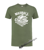 MADBALL - NYHC - olivové detské tričko