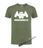 MARSHALL - Logo DJ - olivové detské tričko
