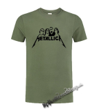 METALLICA - Hardwired Band - olivové detské tričko