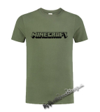 MINECRAFT - Logo - olivové detské tričko