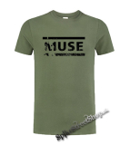 MUSE - Crash Logo - olivové detské tričko