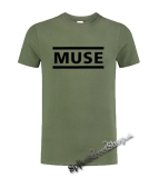 MUSE - Logo - olivové detské tričko