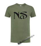 NAS - Logo Hip Hop Legend - olivové detské tričko