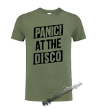 PANIC AT THE DISCO - Big Logo - olivové detské tričko