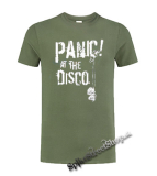 PANIC AT THE DISCO - Logo - olivové detské tričko