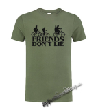 STRANGER THINGS - Friends Don't Lie - olivové detské tričko