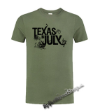 TEXAS IN JULY - olivové detské tričko
