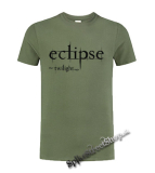 TWILIGHT ECLIPSE - Logo - olivové pánske tričko