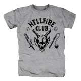 STRANGER THINGS - HELLFIRE CLUB - sivé detské tričko