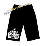 Kraťasy ARIANA GRANDE - Since 1993 - Ľahké sieťované čierne letné šortky