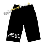 Kraťasy B2ST - BEAST - Is The Best - Ľahké sieťované čierne letné šortky