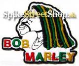 BOB MARLEY - Hlava +  farebné dredy - nažehlovacia nášivka