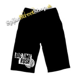 Kraťasy BIG TIME RUSH - Ľahké sieťované čierne letné šortky