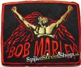 BOB MARLEY - So vztýčenými rukami - nažehlovacia nášivka