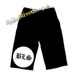 Kraťasy BLACK LABEL SOCIETY - Crest - Ľahké sieťované čierne letné šortky