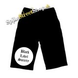 Kraťasy BLACK LABEL SOCIETY - Logo - Ľahké sieťované čierne letné šortky