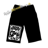 Kraťasy BLACK SABBATH - World Tour 78 - Ľahké sieťované čierne letné šortky