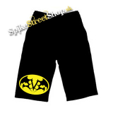 Kraťasy BLACK VEIL BRIDES - Batman Logo - Ľahké sieťované čierne letné šortky