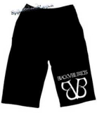 Kraťasy BLACK VEIL BRIDES - Motive 1 - Ľahké sieťované čierne letné šortky