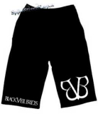 Kraťasy BLACK VEIL BRIDES - Motive 2 - Ľahké sieťované čierne letné šortky