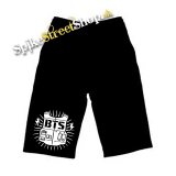 Kraťasy BTS - BANGTAN BOYS - Logo Design - Ľahké sieťované čierne letné šortky