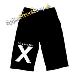 Kraťasy ED SHEERAN - X - Ľahké sieťované čierne letné šortky