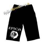 Kraťasy EPICA - Crest - Ľahké sieťované čierne letné šortky