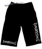 Kraťasy EVANESCENCE - Ľahké sieťované čierne letné šortky