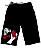 Kraťasy GREEN DAY - American Idiot - Ľahké sieťované čierne letné šortky