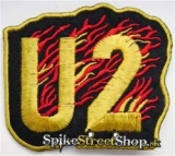 U2 - Horiace logo - nažehlovacia nášivka