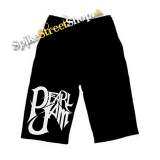 Kraťasy PEARL JAM - Logo Graffiti - Voľné sieťované čierne letné šortky