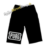 Kraťasy PUBG - Logo - Voľné sieťované čierne letné šortky