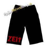 Kraťasy RAMMSTEIN - Zeit Crest - Voľné sieťované čierne letné šortky