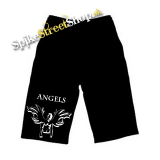 Kraťasy ROBBIE WILLIAMS - Angel - Voľné sieťované čierne letné šortky