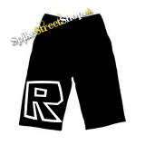 Kraťasy ROBLOX - Znak - Voľné sieťované čierne letné šortky