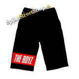 Kraťasy THE BOYZ - Red Logo Debut Album - Voľné sieťované čierne letné šortky