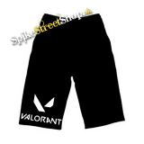 Kraťasy VALORANT - Logo - Voľné sieťované čierne letné šortky