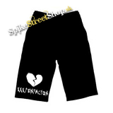 Kraťasy XXXTentacion - Logo - Voľné sieťované čierne letné šortky