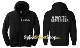A DAY TO REMEMBER - Logo - čierna detská mikina na zips
