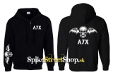 AVENGED SEVENFOLD - A7X Skull - čierna detská mikina na zips