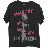 SEX PISTOLS - Anarchy in the UK - čierne pánske tričko
