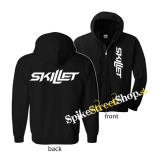SKILLET - Logo - čierna detská mikina na zips